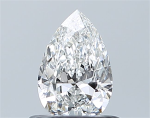 Foto Diamante Natural 0.50 quilates, De pera , Color F, claridad VS1 y certificado GIA de