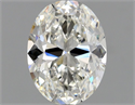 Natural Diamond 0.90 Carats, Oval with  Cut, H Color, VS1 Clarity and Certified by GIA