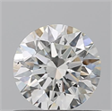 Natural Diamond 0.72 Carats, Round with Excellent Cut, I Color, SI2 Clarity and Certified by GIA