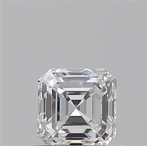 Foto Diamante Natural 0.70 quilates, Asscher , Color D, claridad VS2 y certificado GIA de