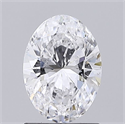 Natural Diamond 1.20 Carats, Oval with  Cut, D Color, SI2 Clarity and Certified by GIA