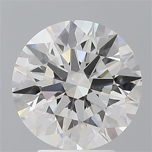 Picture of Lab Grown Diamond 3.58 Carats, Round with Ideal Cut, E Color, VVS2 Clarity and Certified by IGI