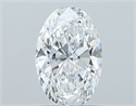 Natural Diamond 1.00 Carats, Oval with  Cut, E Color, SI2 Clarity and Certified by GIA