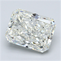 Diamante Natural 5.02 quilates, Radiante , Color K, claridad VVS2 y certificado GIA