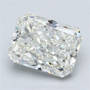 Foto Diamante Natural 5.02 quilates, Radiante , Color K, claridad VVS2 y certificado GIA de