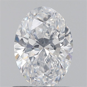 Picture of Natural Diamond 0.70 Carats, Oval with  Cut, D Color, SI2 Clarity and Certified by GIA