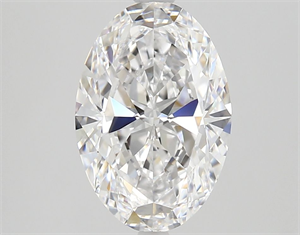Picture of Natural Diamond 1.77 Carats, Oval with  Cut, D Color, VVS1 Clarity and Certified by GIA