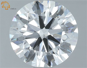 Picture of Lab Grown Diamond 1.46 Carats, Round with Ideal Cut, D Color, VVS2 Clarity and Certified by IGI