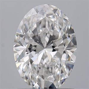 Picture of Natural Diamond 1.00 Carats, Oval with  Cut, D Color, VVS2 Clarity and Certified by GIA