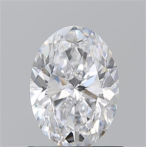 Picture of Natural Diamond 1.02 Carats, Oval with  Cut, D Color, VVS1 Clarity and Certified by GIA