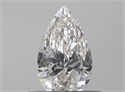 Diamante Natural 0.40 quilates, De pera , Color J, claridad VS2 y certificado GIA
