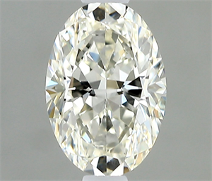 Picture of Natural Diamond 0.42 Carats, Oval with  Cut, I Color, VVS2 Clarity and Certified by IGI