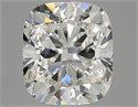 Diamante Natural 5.16 quilates, Del cojín , Color H, claridad VVS2 y certificado GIA