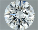 Natural Diamond 0.70 Carats, Round with Excellent Cut, H Color, VS1 Clarity and Certified by IGI
