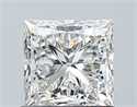 Natural Diamond 1.01 Carats, Princess with  Cut, H Color, VS1 Clarity and Certified by GIA