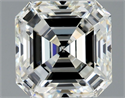 Natural Diamond 1.90 Carats, Asscher with  Cut, J Color, VVS1 Clarity and Certified by GIA