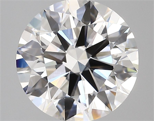 Picture of Lab Grown Diamond 4.01 Carats, Round with Ideal Cut, D Color, VS1 Clarity and Certified by IGI
