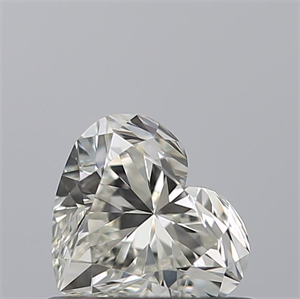 Picture of Natural Diamond 0.51 Carats, Heart with  Cut, H Color, VVS1 Clarity and Certified by IGI