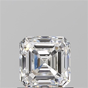 Foto Diamante Natural 1.01 quilates, Asscher , Color F, claridad SI1 y certificado GIA de