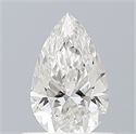 Diamante Natural 0.50 quilates, De pera , Color F, claridad SI1 y certificado IGI