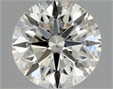 Diamante Natural 0.54 quilates, Redondo , Color J, claridad SI1 y certificado GIA