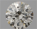 Natural Diamond 0.51 Carats, Round with Excellent Cut, G Color, VVS2 Clarity and Certified by IGI