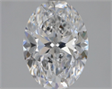 Natural Diamond 1.50 Carats, Oval with  Cut, D Color, VS1 Clarity and Certified by GIA