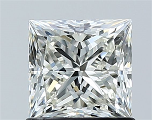 Foto Diamante Natural 1.01 quilates, Princesa , Color H, claridad IF y certificado IGI de