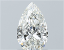 Natural Diamond 0.80 Carats, Pear with  Cut, I Color, SI1 Clarity and Certified by GIA