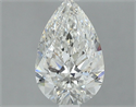 Diamante Natural 1.70 quilates, De pera , Color G, claridad SI1 y certificado GIA