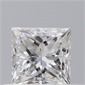 Diamante Natural 0.40 quilates, Princesa , Color D, claridad VS1 y certificado GIA