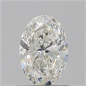 Natural Diamond 0.93 Carats, Oval with  Cut, I Color, VS1 Clarity and Certified by GIA