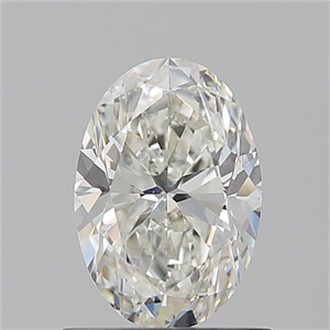 Picture of Natural Diamond 0.93 Carats, Oval with  Cut, I Color, VS1 Clarity and Certified by GIA
