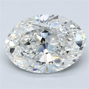 Picture of Natural Diamond 4.52 Carats, Oval with  Cut, F Color, VS2 Clarity and Certified by GIA