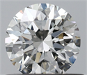 Diamante Natural 0.53 quilates, Redondo , Color G, claridad VVS2 y certificado IGI