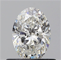 Diamante Natural 0.56 quilates, Ovalado , Color F, claridad VS1 y certificado GIA