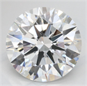 Lab Grown Diamond 3.86 Carats, Round with Excellent Cut, D Color, VVS1 Clarity and Certified by GIA