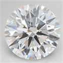 Lab Grown Diamond 3.11 Carats, Round with Ideal Cut, D Color, IF Clarity and Certified by IGI