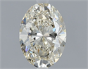 Natural Diamond 0.80 Carats, Oval with  Cut, L Color, VVS1 Clarity and Certified by GIA