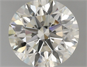 Natural Diamond 0.70 Carats, Round with Excellent Cut, J Color, VS2 Clarity and Certified by GIA