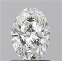 Natural Diamond 0.80 Carats, Oval with  Cut, F Color, VS1 Clarity and Certified by GIA