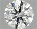 Del inventario de diamantes de laboratorio, 1.51 quilates, Redondo , Color F, claridad VVS2 y certificado IGI