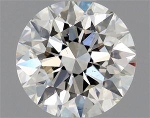 Picture of Natural Diamond 0.46 Carats, Round with Excellent Cut, I Color, SI2 Clarity and Certified by GIA