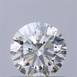 Picture of Natural Diamond 0.71 Carats, Round with Excellent Cut, F Color, VVS2 Clarity and Certified by GIA