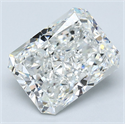 Diamante Natural 3.52 quilates, Radiante , Color G, claridad VS2 y certificado GIA