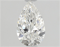 Natural Diamond 0.52 Carats, Pear with  Cut, F Color, SI2 Clarity and Certified by GIA