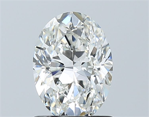 Picture of Natural Diamond 1.20 Carats, Oval with  Cut, G Color, VS2 Clarity and Certified by GIA
