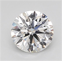 Lab Grown Diamond 1.02 Carats, Round with Ideal Cut, D Color, VVS1 Clarity and Certified by IGI