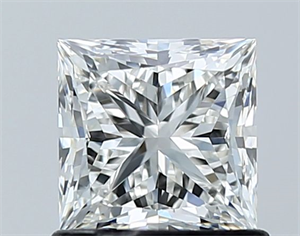 Picture of Natural Diamond 1.02 Carats, Princess with  Cut, G Color, VS1 Clarity and Certified by GIA