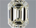 Diamante Natural 1.92 quilates, Esmeralda , Color L, claridad VVS2 y certificado HRD